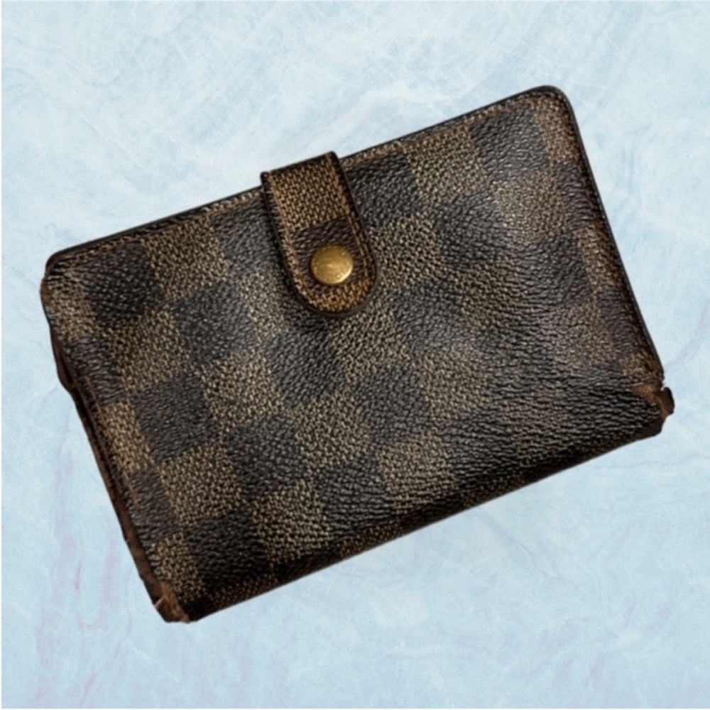 LOUIS VUITTON Authentic Damier Porte Monnaie Billets Viennois Wallet